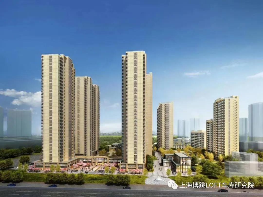 蚌埠采用了LOFT车库武汉当代集团春风十里项目现已结构封顶！